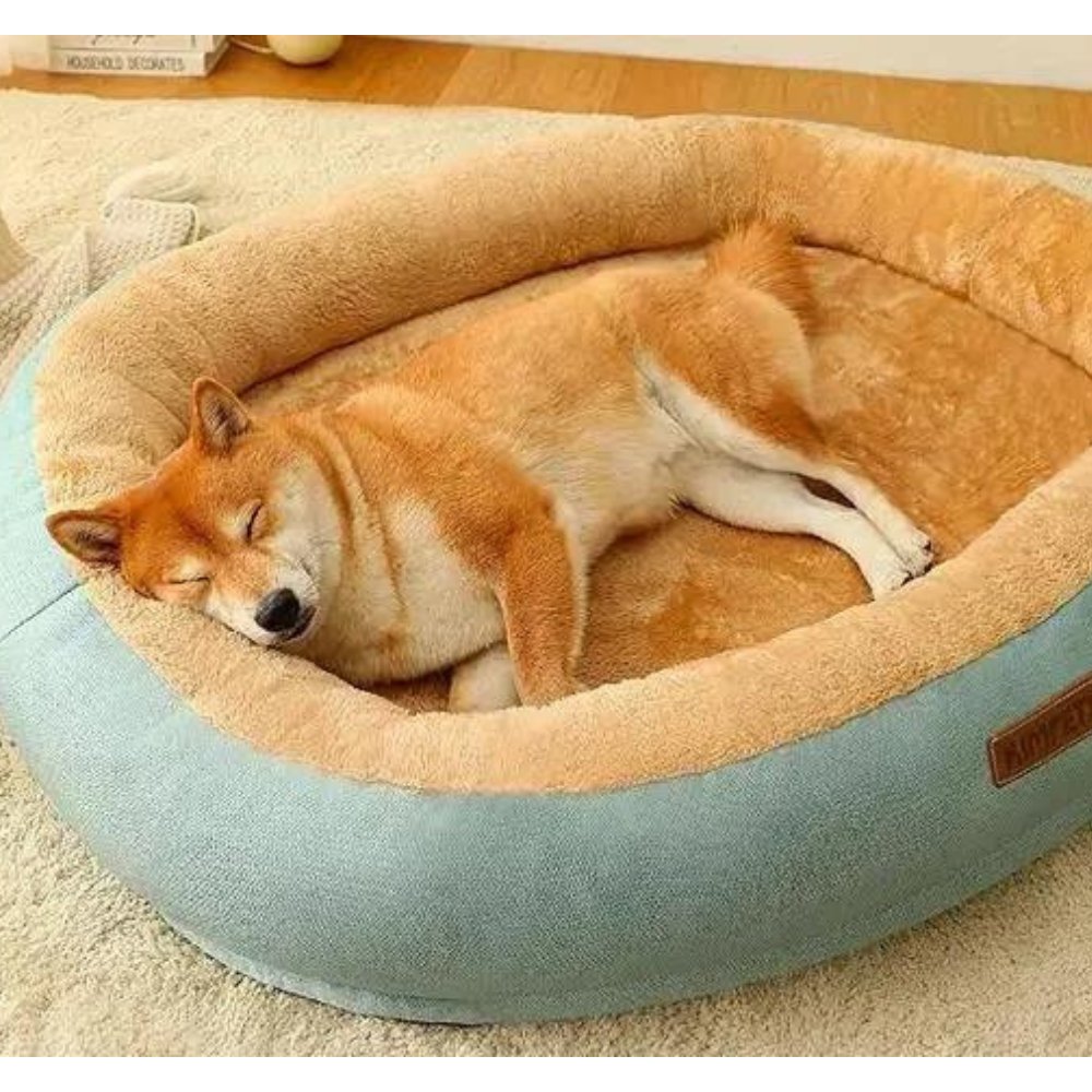 SnugNest • Plush Dog Bed - Dog Bed - BowLift