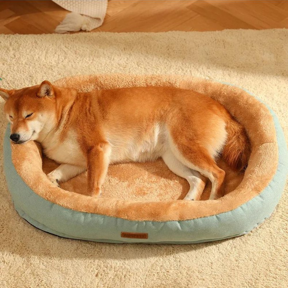 SnugNest • Plush Dog Bed - Dog Bed - BowLift