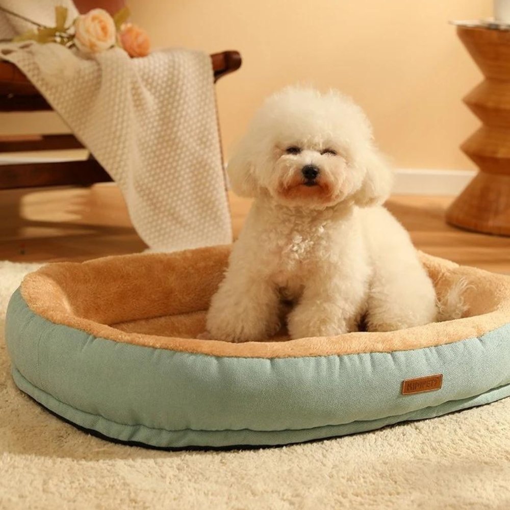 SnugNest • Plush Dog Bed - Dog Bed - BowLift