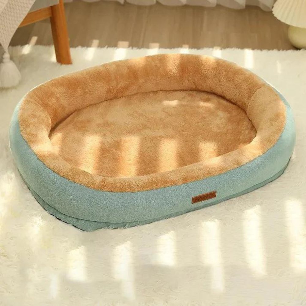 SnugNest • Plush Dog Bed - Dog Bed - BowLift