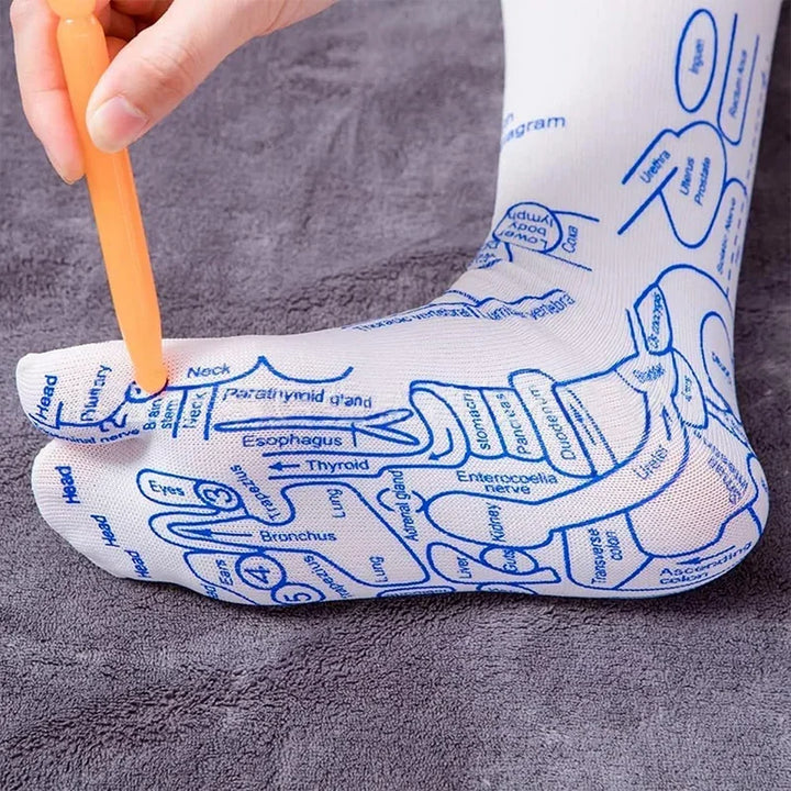 BowLift | Acupressure Reflexology Socks with Massage Stick
