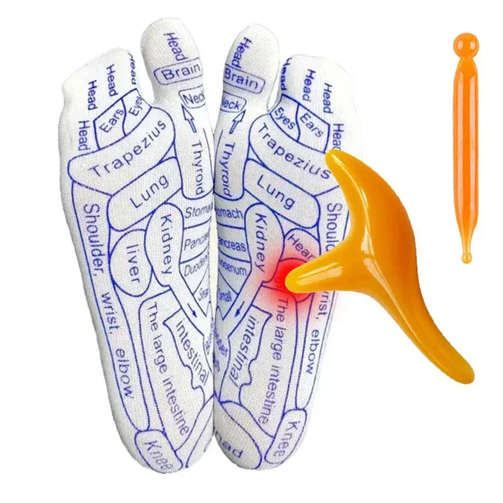 BowLift | Acupressure Reflexology Socks with Massage Stick