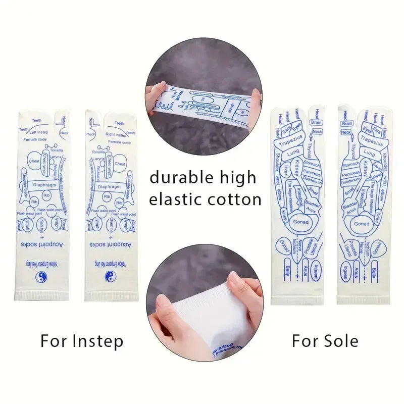 BowLift | Acupressure Reflexology Socks with Massage Stick