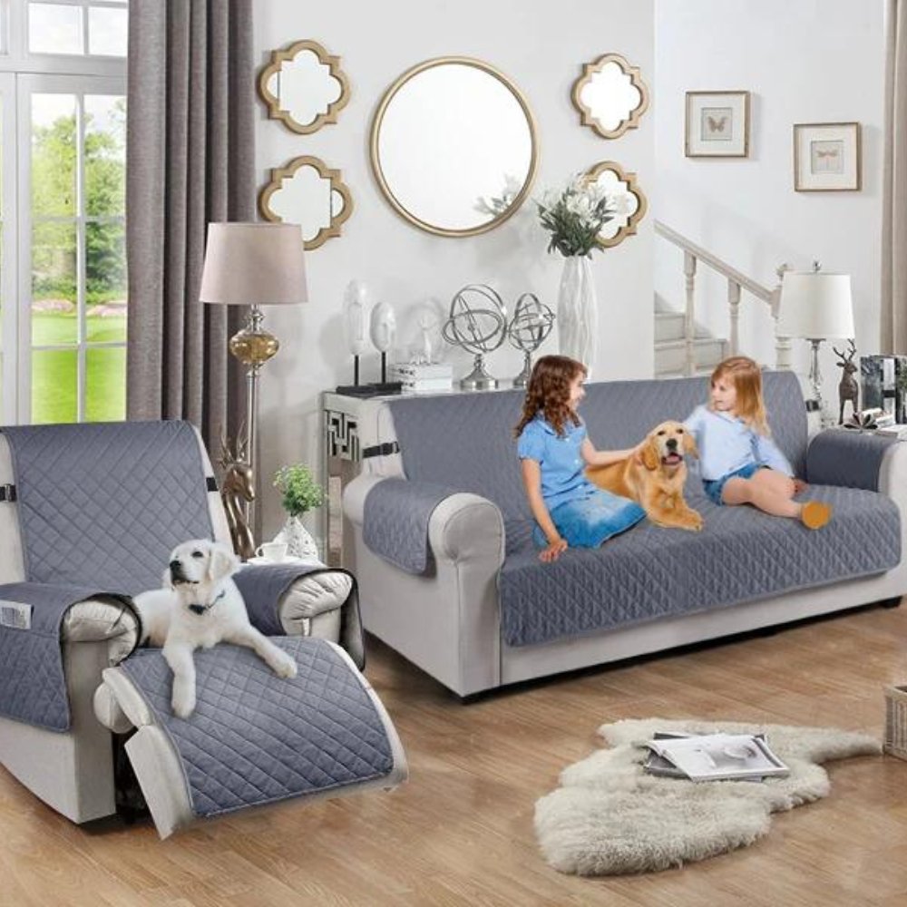 SofaGuard • Non - Slip Washable Sofa Protector - Dog Sofa Cover - BowLift