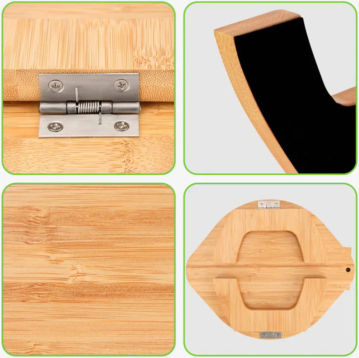 SofaNest Armrest Table Wooden Sofa Side Table With Phone Holder | Bowlift