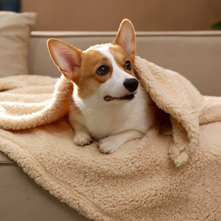 Soft Puppy Blanket - SnuggleFur Fleece Bowlift