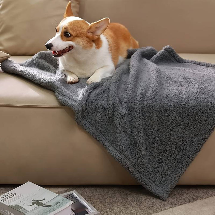 Soft Puppy Blanket - SnuggleFur Fleece Bowlift