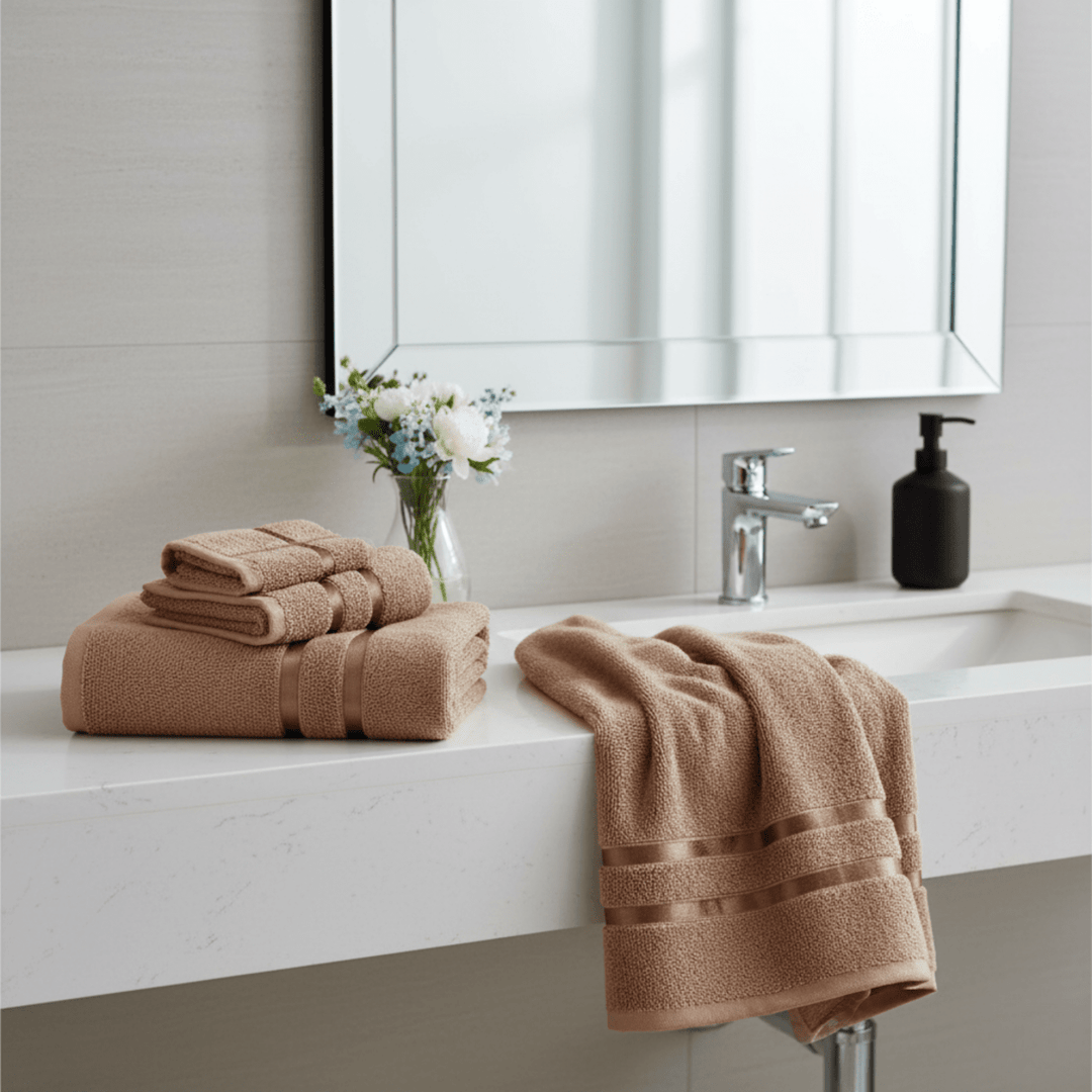 BowLift | Opulenze Roman Hand & Face Towels | Plush, lightweight towels designed for style and daily care
