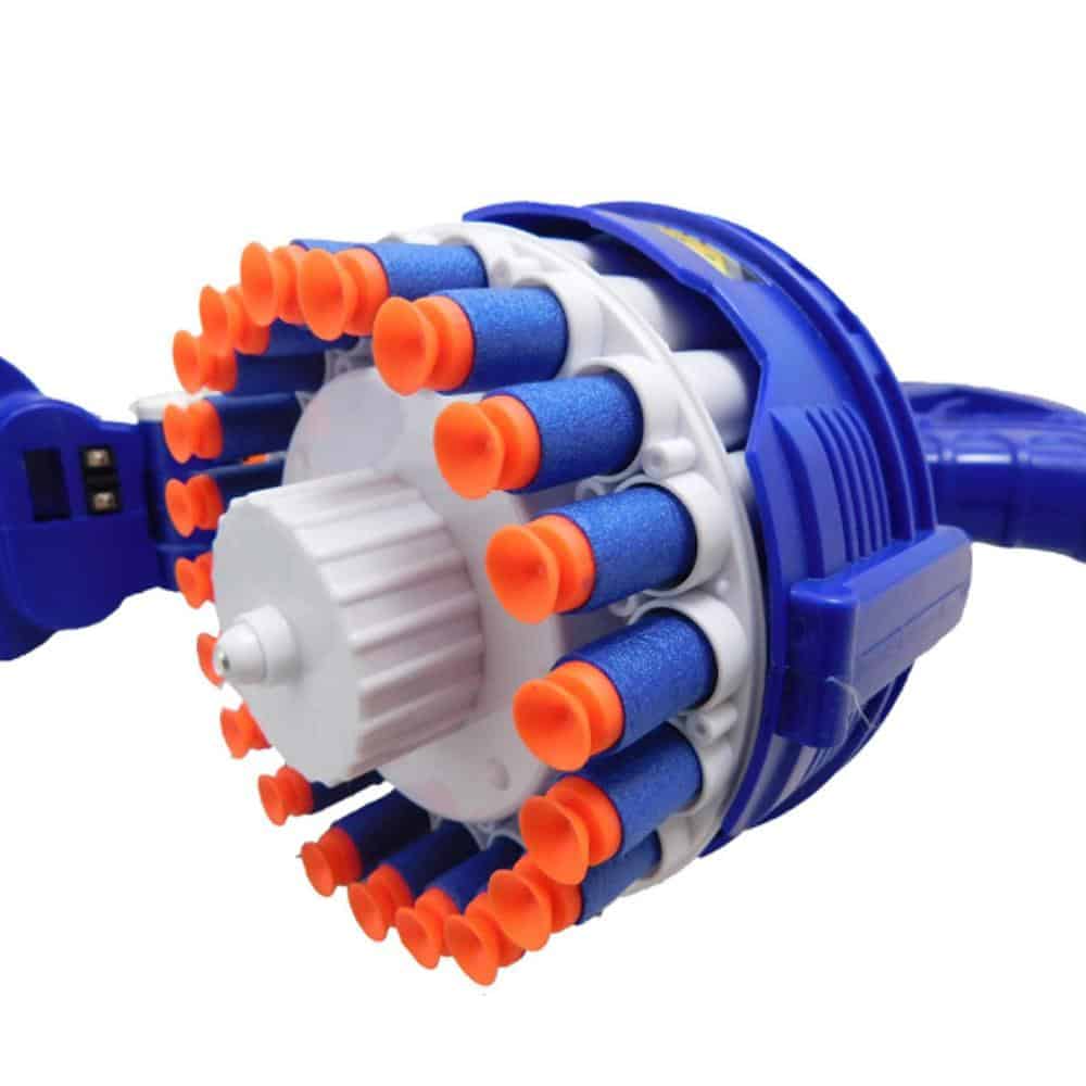 Fully automatic soft bullet gun incl. 40 arrows/darts | Bowlift