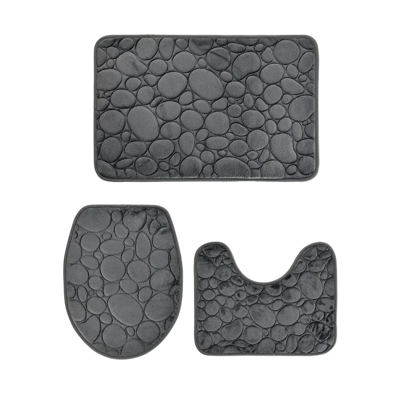BowLift | Softura – 3-Piece Non-Slip Bathroom Mat Set with Comfort & Style