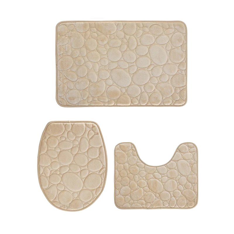 BowLift | Softura – 3-Piece Non-Slip Bathroom Mat Set with Comfort & Style