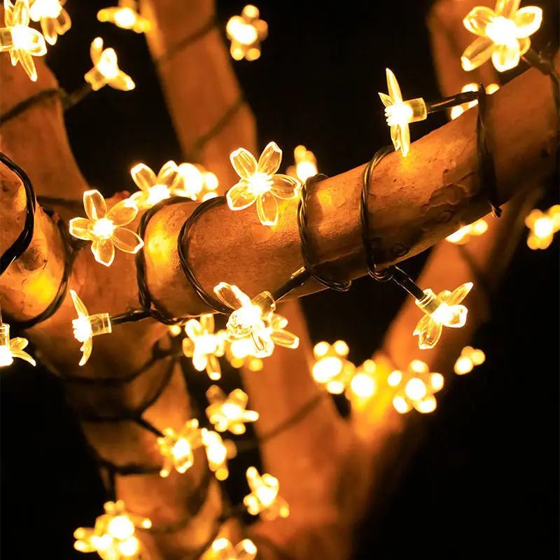 BowLift | Solar Cherry Blossom String Lights – Waterproof Fairy Lighting for Gardens, Weddings, Parties, & Christmas Décor