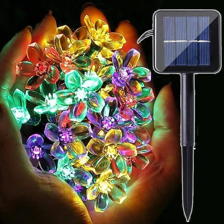 BowLift | Solar Cherry Blossom String Lights – Waterproof Fairy Lighting for Gardens, Weddings, Parties, & Christmas Décor