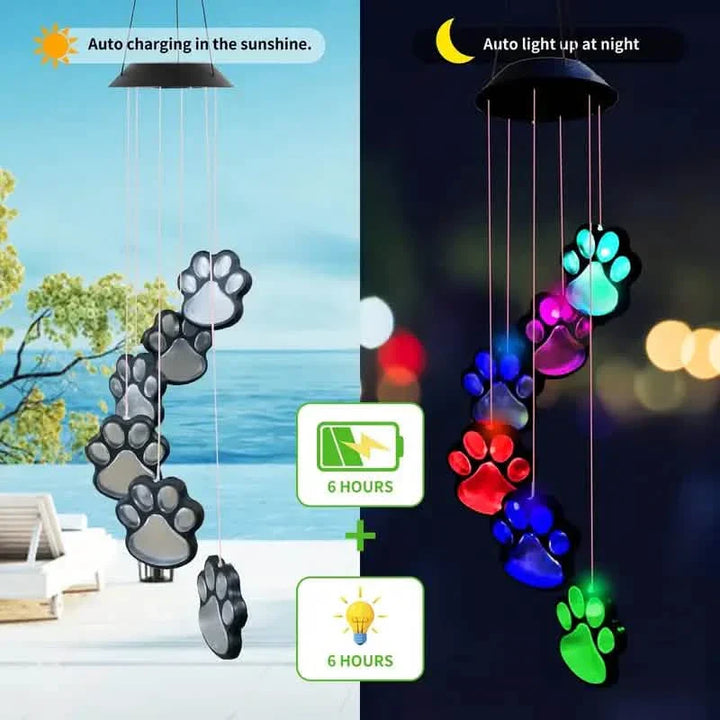 BowLift | Solar Dog Claw Wind Chime Light
