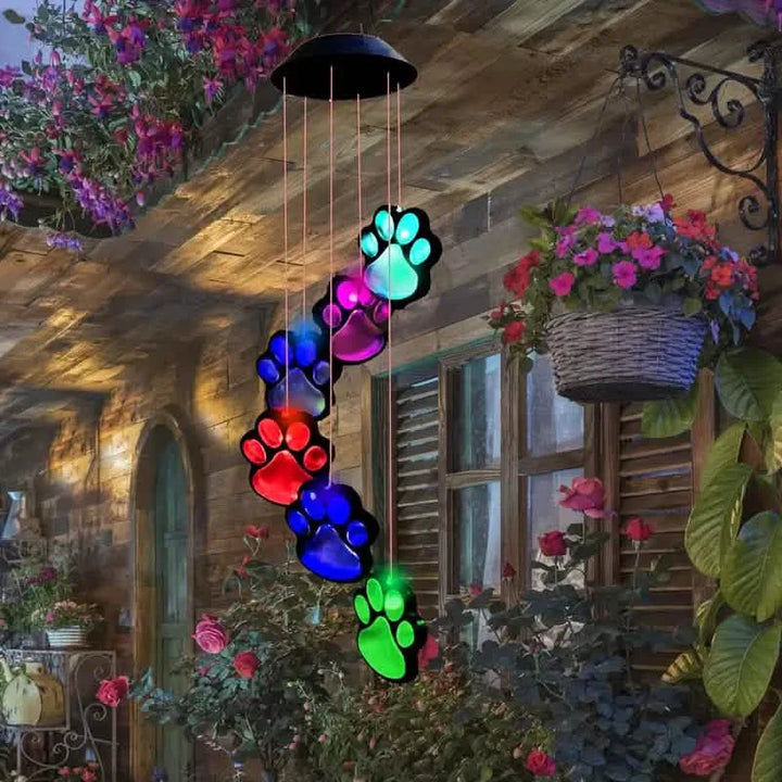 BowLift | Solar Dog Claw Wind Chime Light
