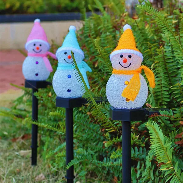BowLift | Solar Energy Snowman Lamp - SolarSnow