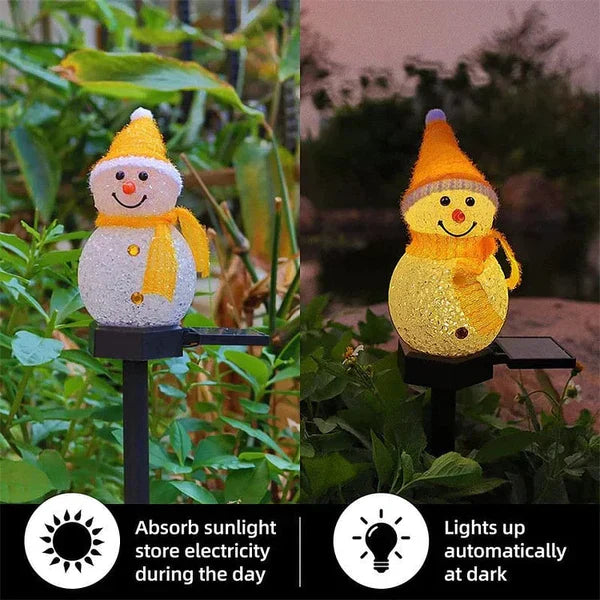 BowLift | Solar Energy Snowman Lamp - SolarSnow