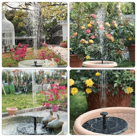 BowLift | ORBITALWATER – Solar Fountain Water Feature with Solar Panel