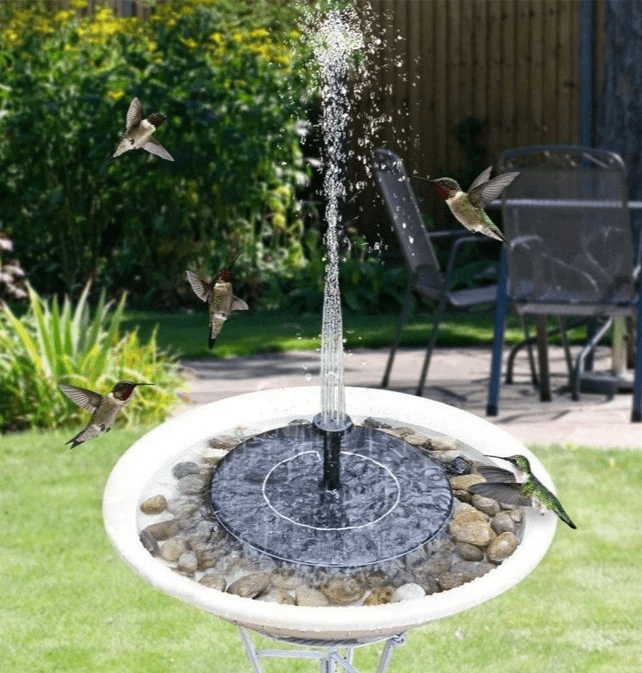 BowLift | ORBITALWATER – Solar Fountain Water Feature with Solar Panel