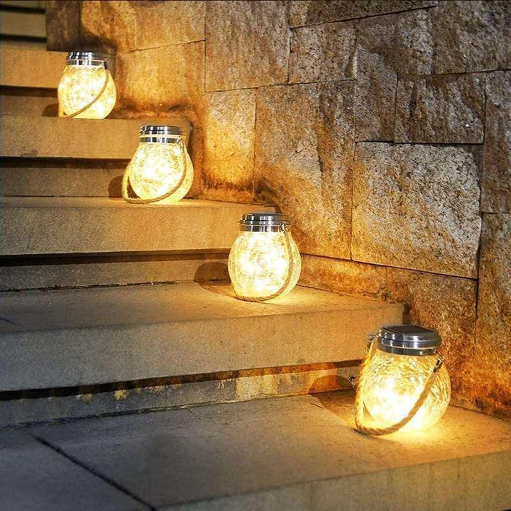 BowLift | Solar Mason Jar Lamp