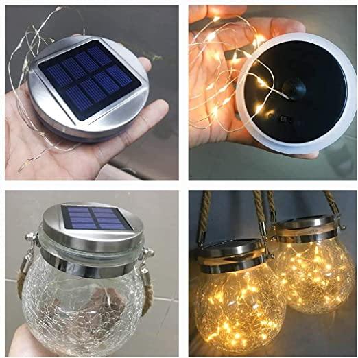 BowLift | Solar Mason Jar Lamp