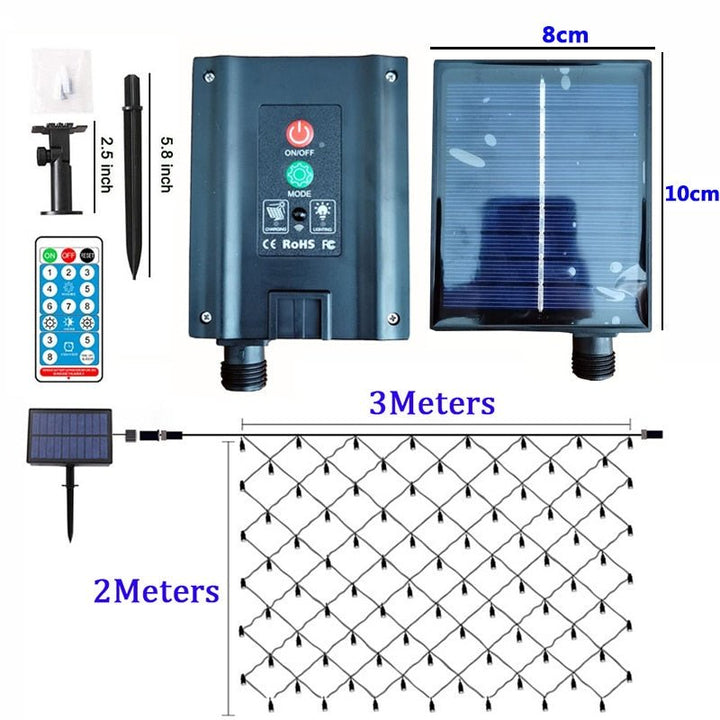 BowLift | Solar Net String Lights