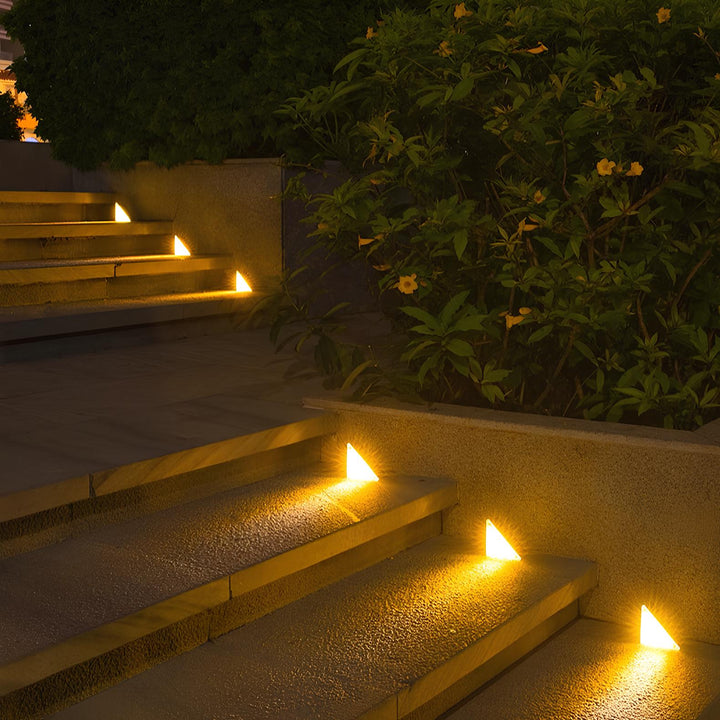 BowLift | Outdoor Solar Step Lights with Warm LED Glow