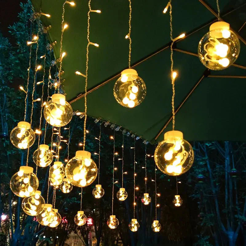 BowLift | String Lights – Solar Pendant – elegant design – solar powered