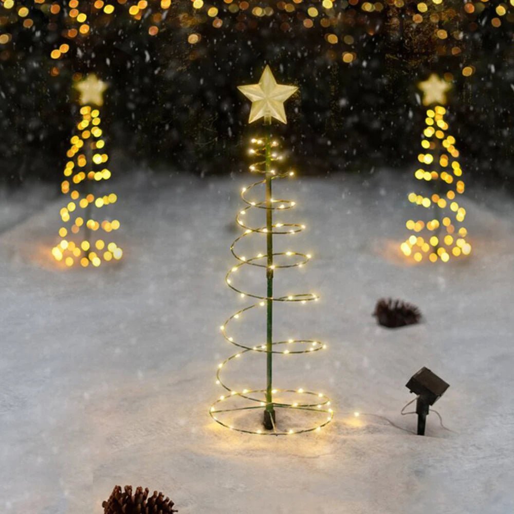 BowLift | Solar-Powered LED Christmas String Lights – Waterproof Outdoor Fairy Garland for Magical Holiday Garden & New Year Décor