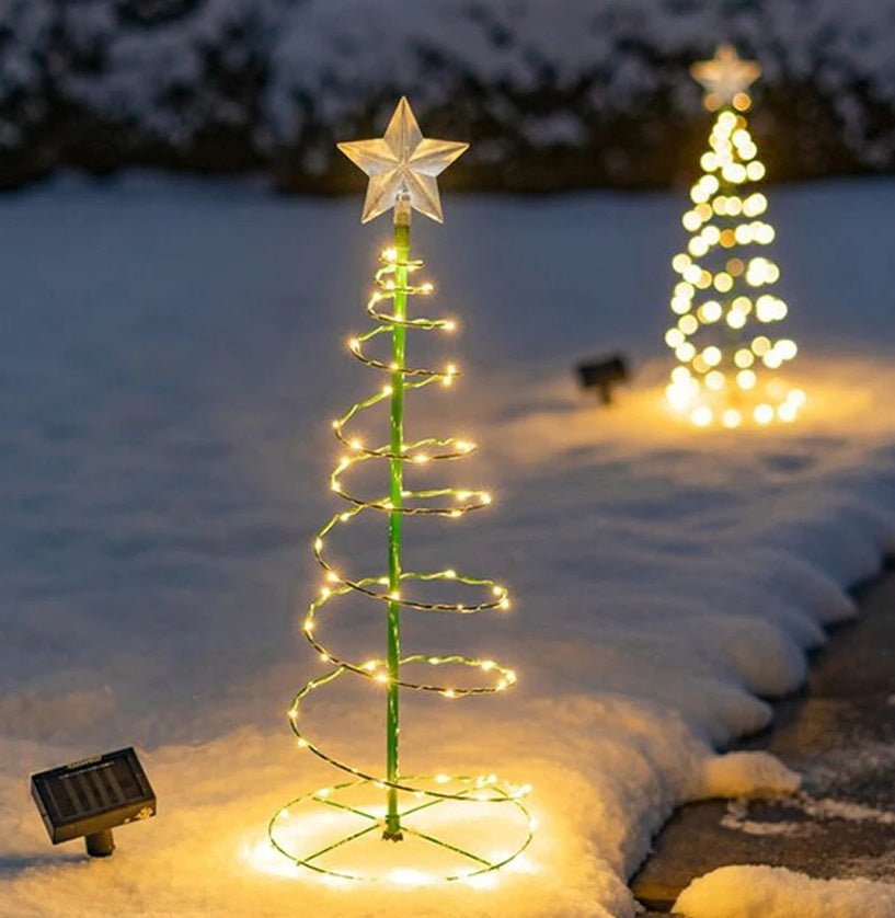 BowLift | Solar-Powered LED Christmas String Lights – Waterproof Outdoor Fairy Garland for Magical Holiday Garden & New Year Décor