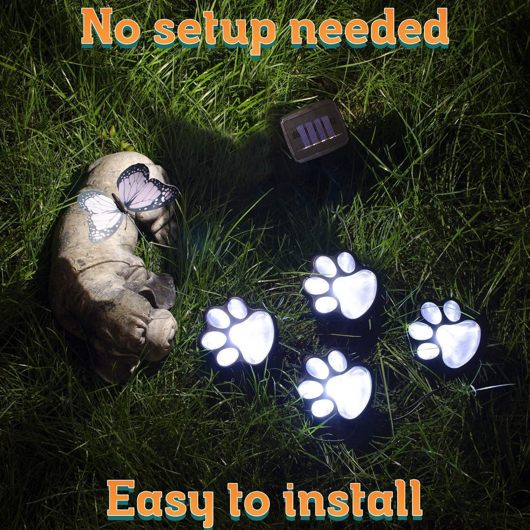 BowLift | Paw Print Garden Lights