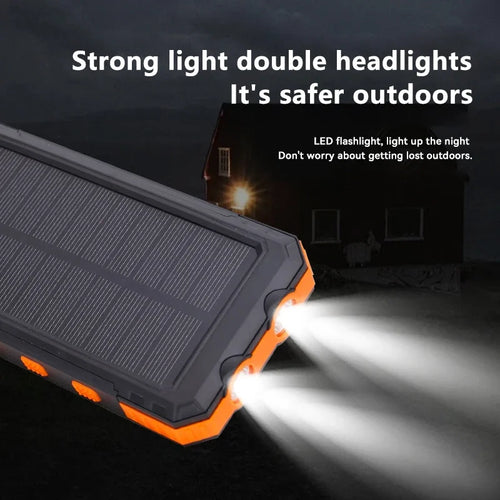 BowLift | SolarCharge Pro Solar Powerbank with Flashlight