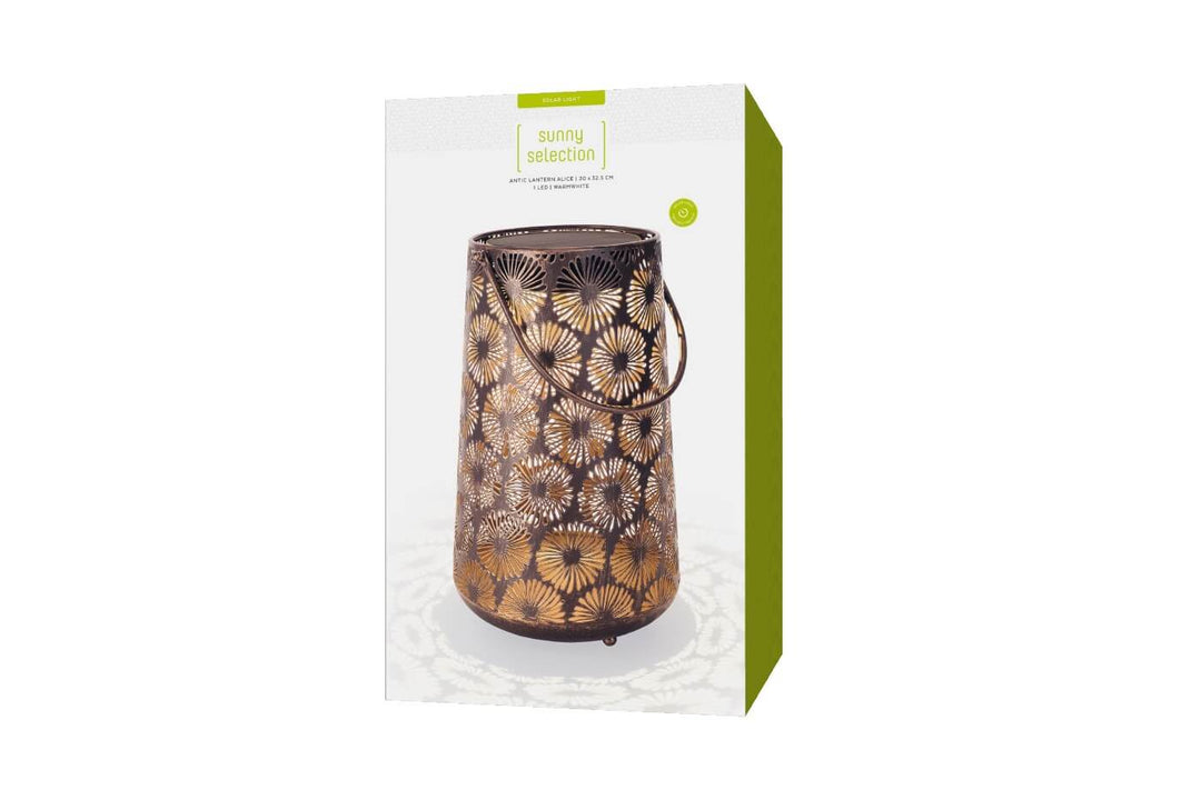 BowLift | Antic Daisy - Vintage Sun Lantern for Enchanting Garden Lighting
