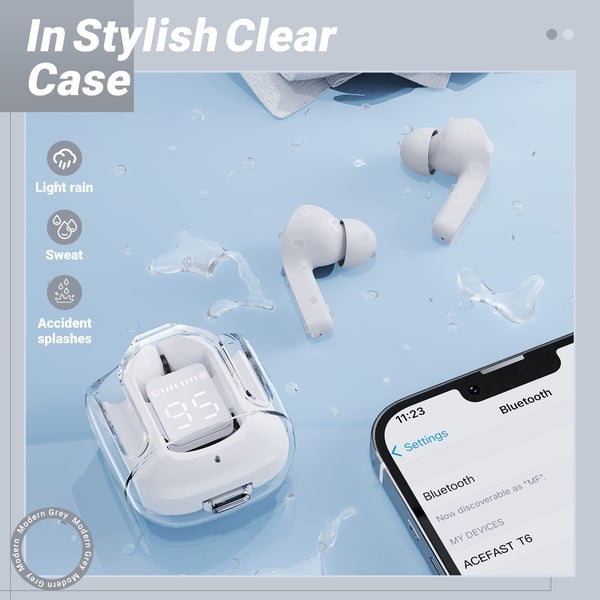 BowLift | SONICPULSE – Wireless Bluetooth Earbuds with LED Display & Deep Bass Sound