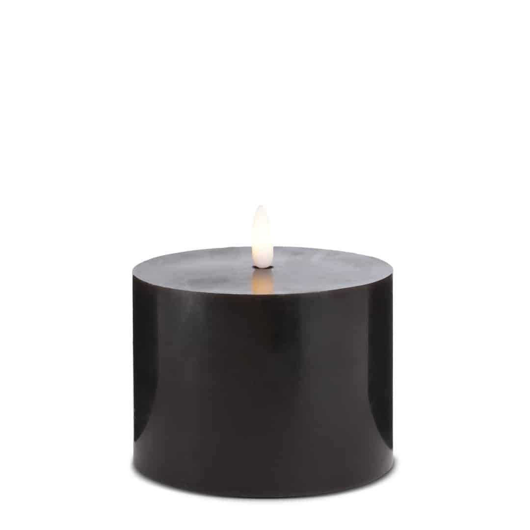 LED Candle (1 piece) with realistic 3D flame 10 x 10 cm | Bowlift