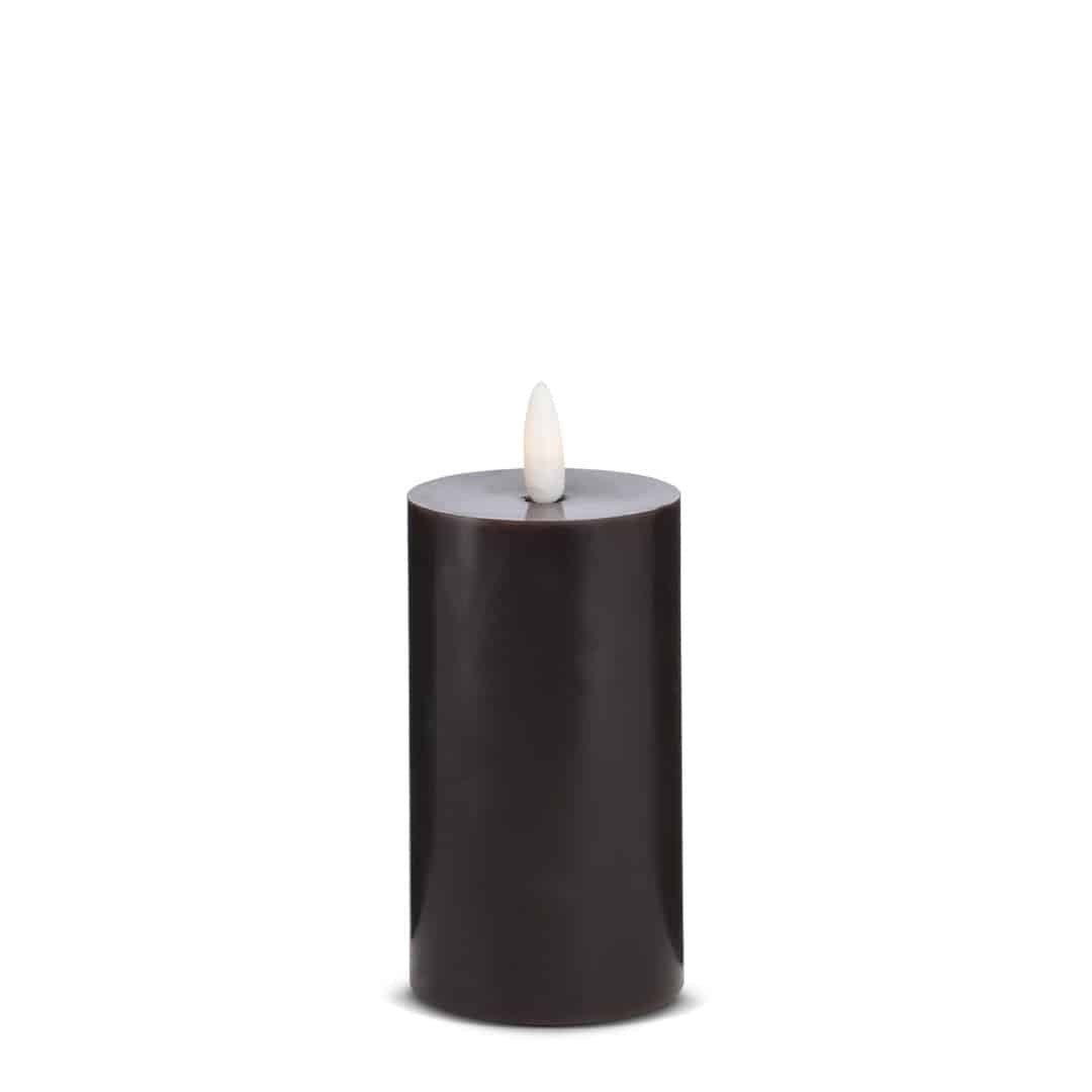 LED Candle (1 piece) with realistic 3D flame 5 x 12.5 cm | Bowlift