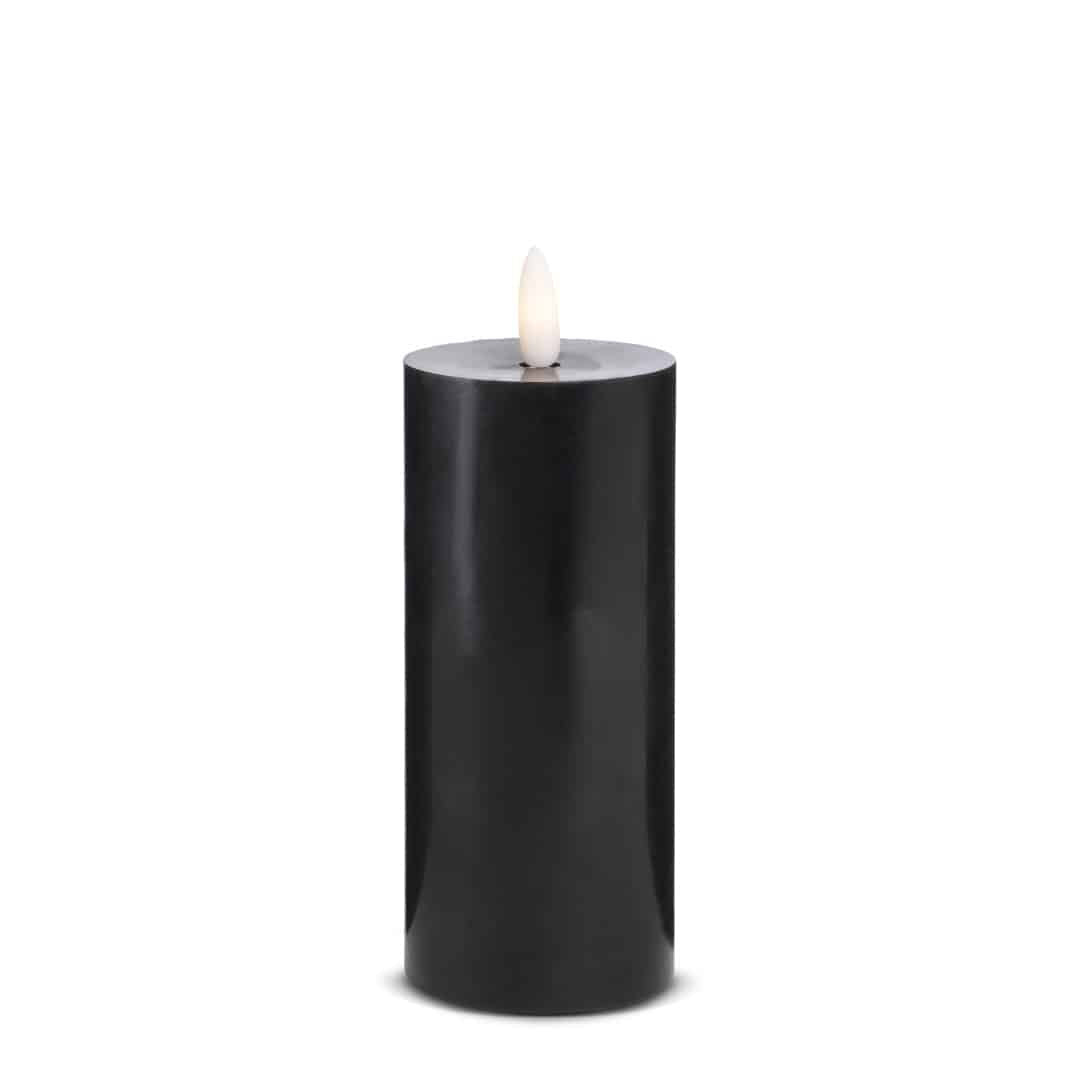 LED Candle (1 piece) with realistic 3D flame 5 x 15 cm | Bowlift