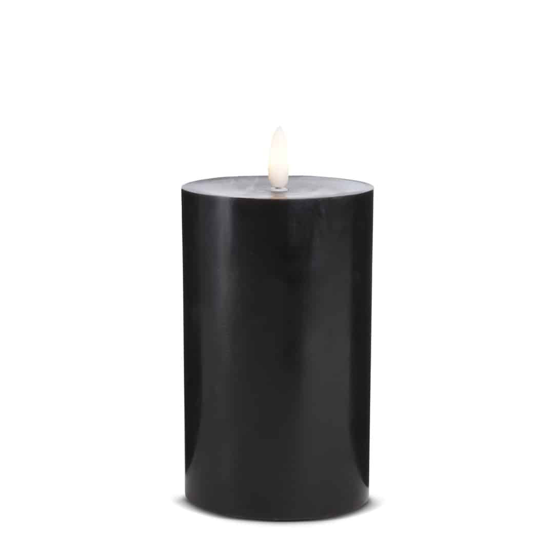 LED Candle (1 piece) with realistic 3D flame 7.5 x 15 cm | Bowlift