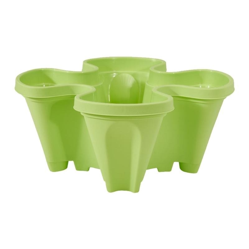 BowLift | Space-saving Stackable Plant Pots - StrawberryStack