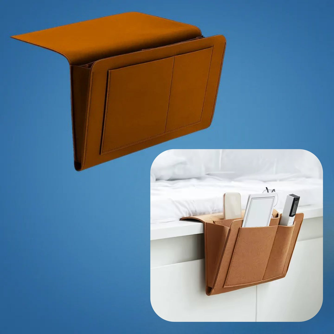 Essentials Within Reach – Thick Felt Durable Material – Save Space Stay Organised & Enjoy Nighttime Comfort Bowlift