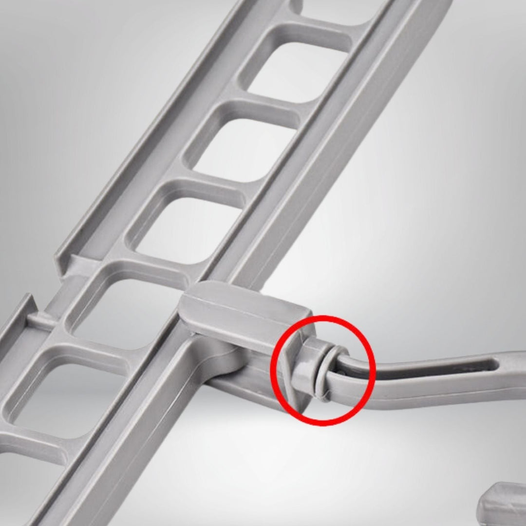 Clothes hanger organizer space-saving rack 2-piece set | Bowlift
