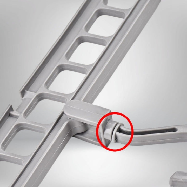 Clothes hanger organizer space-saving rack 2-piece set | Bowlift