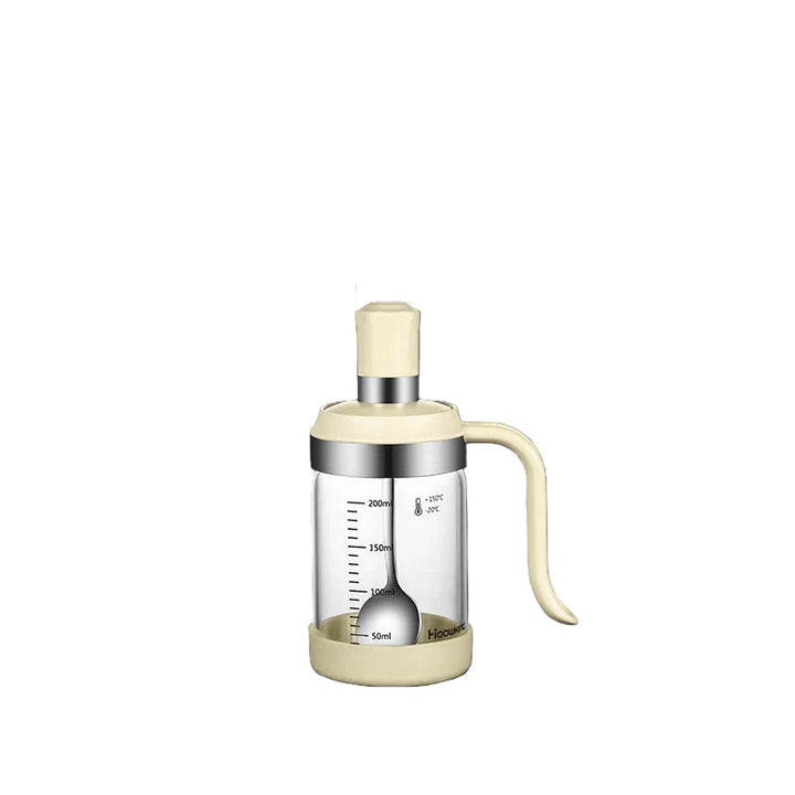 Spice Seasoning Bottle Kitchen Glass Transparent Bottle With Spoon | Bowlift