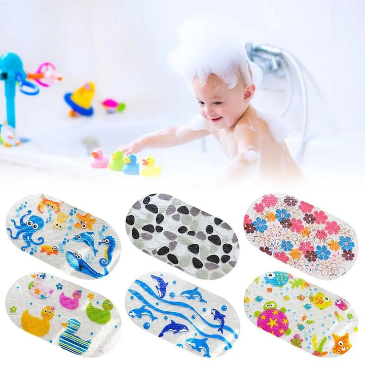 BowLift | SplashNest – Non-Slip Bathtub Mat with Fun Motifs for Kids