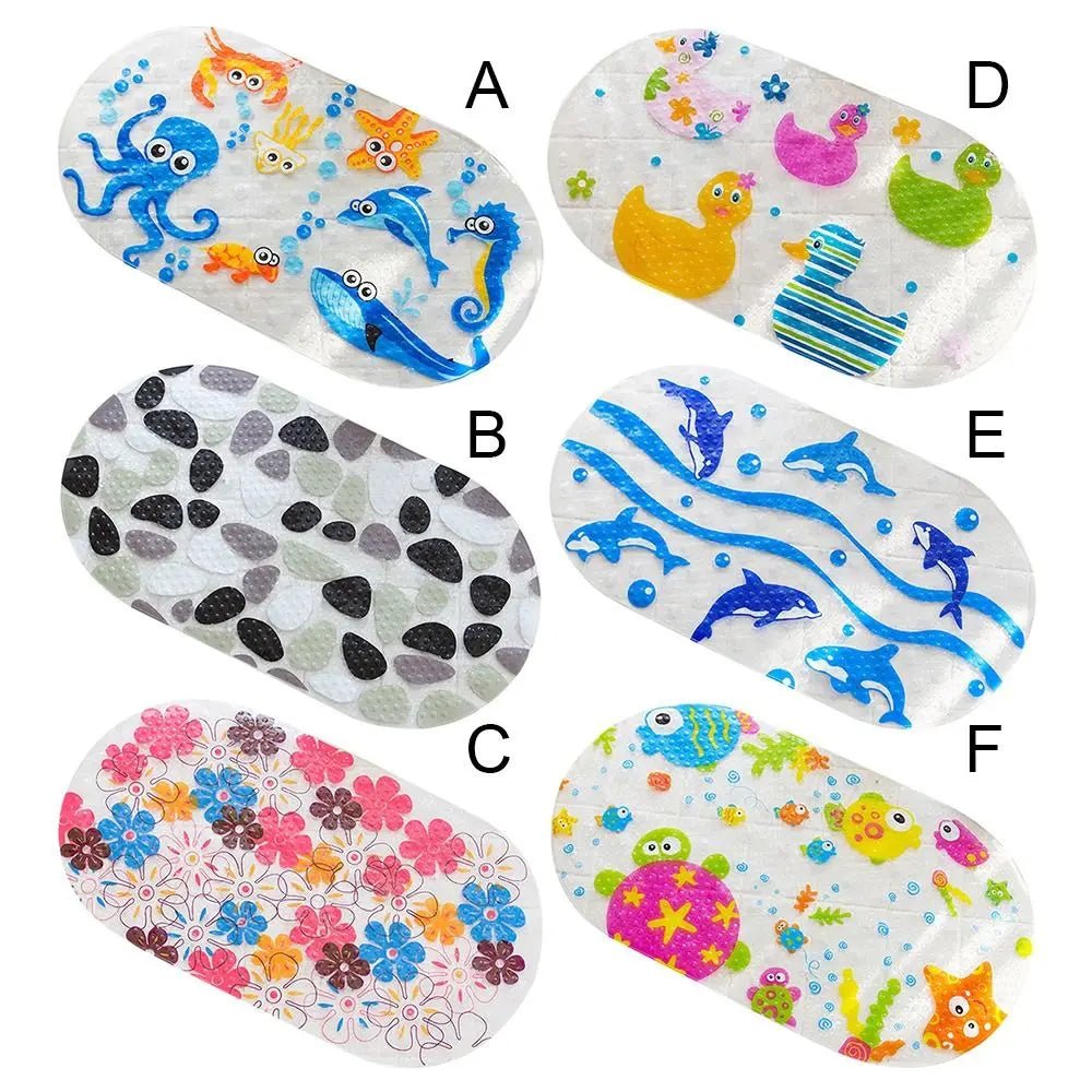 BowLift | SplashNest – Non-Slip Bathtub Mat with Fun Motifs for Kids