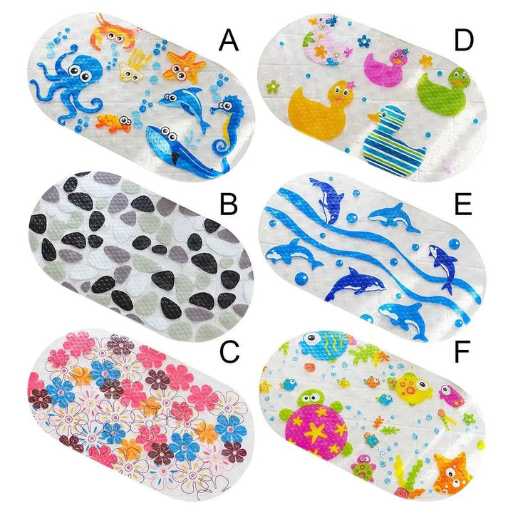 BowLift | SplashNest – Non-Slip Bathtub Mat with Fun Motifs for Kids