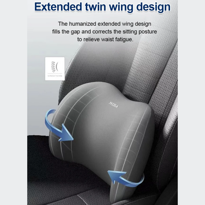 BowLift | [Creative gift] Neck and waist pillow for the car headrest