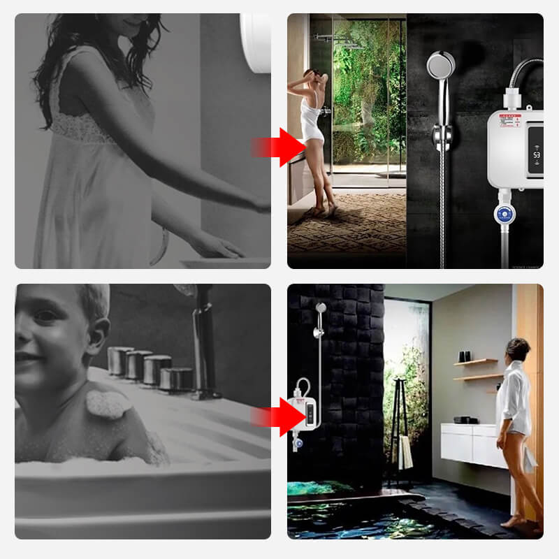 BowLift | Instant Tankless Electric Water Heater | Unlimited Hot Water On Demand | Space-Saving & Energy Efficient