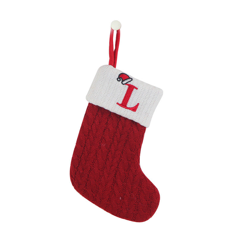 BowLift | Cozy Knit Socks, Embroidered Candy Gift Bag, Letter Christmas Stocking - Perfect for the Little Ones!