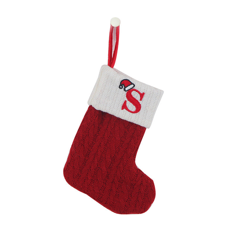 BowLift | Cozy Knit Socks, Embroidered Candy Gift Bag, Letter Christmas Stocking - Perfect for the Little Ones!